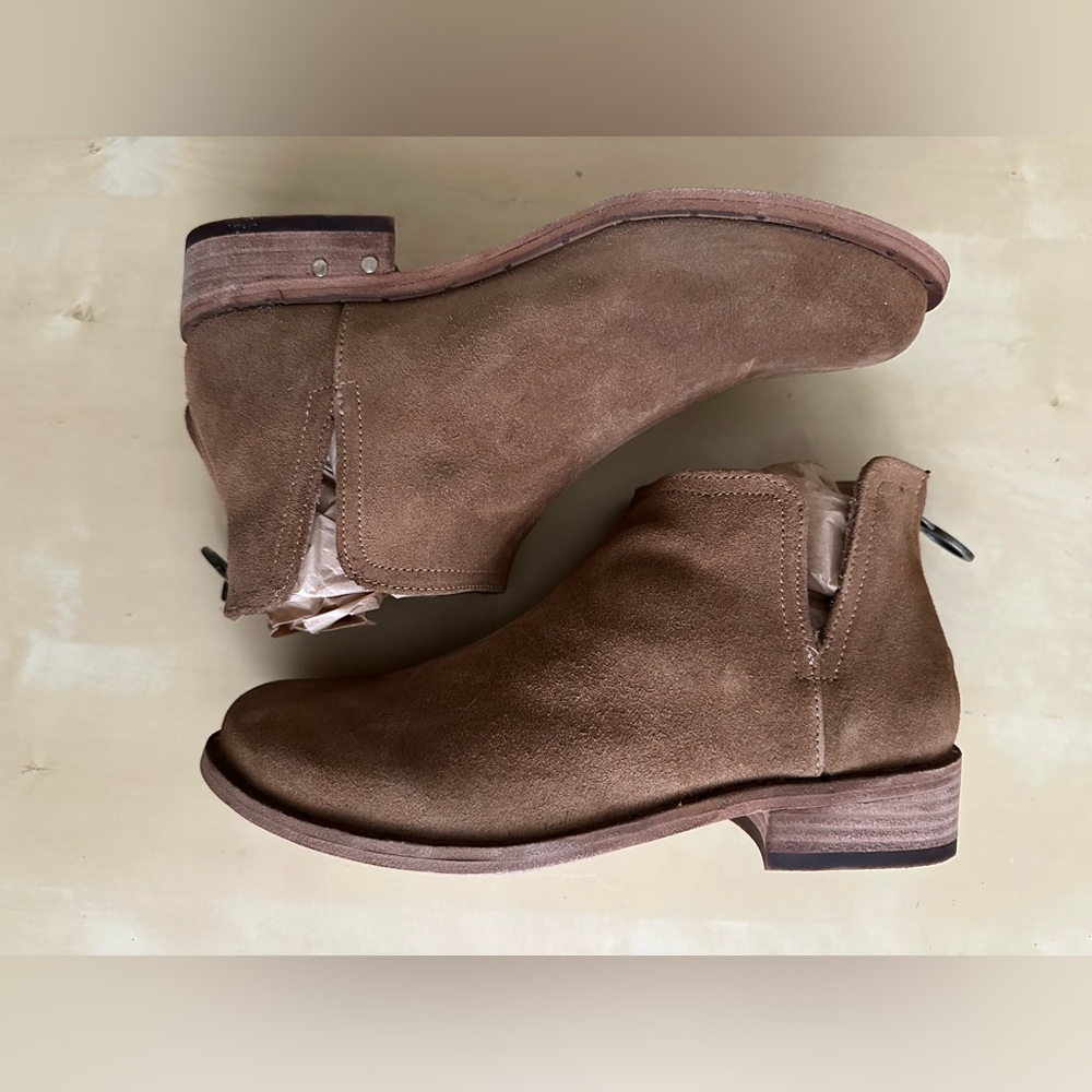 Beek Falcon Ankle Boots – Chestnut Brown Suede Leather, Size 7 – NIB - Picture 2 of 13